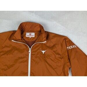 Distinctly Texas Exclusively Co-Op Full Zip Windbreaker XL Longhorns UT